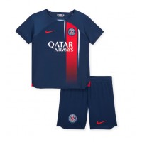 Paris Saint-Germain Domáci Detský futbalový dres 2023-24 Krátky Rukáv (+ trenírky)